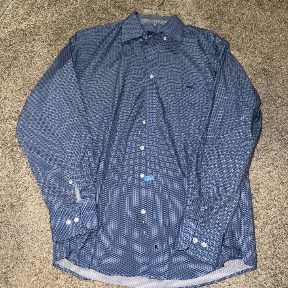 Resistol Blue Patterned Shirt